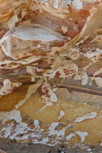 dripping with ochre at Nightcliffs, Darwin